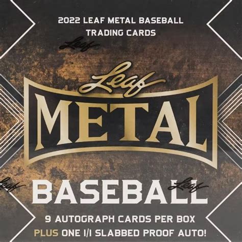 2022 leaf metal draft baseball jumbo box|leaf metal baseball card list.